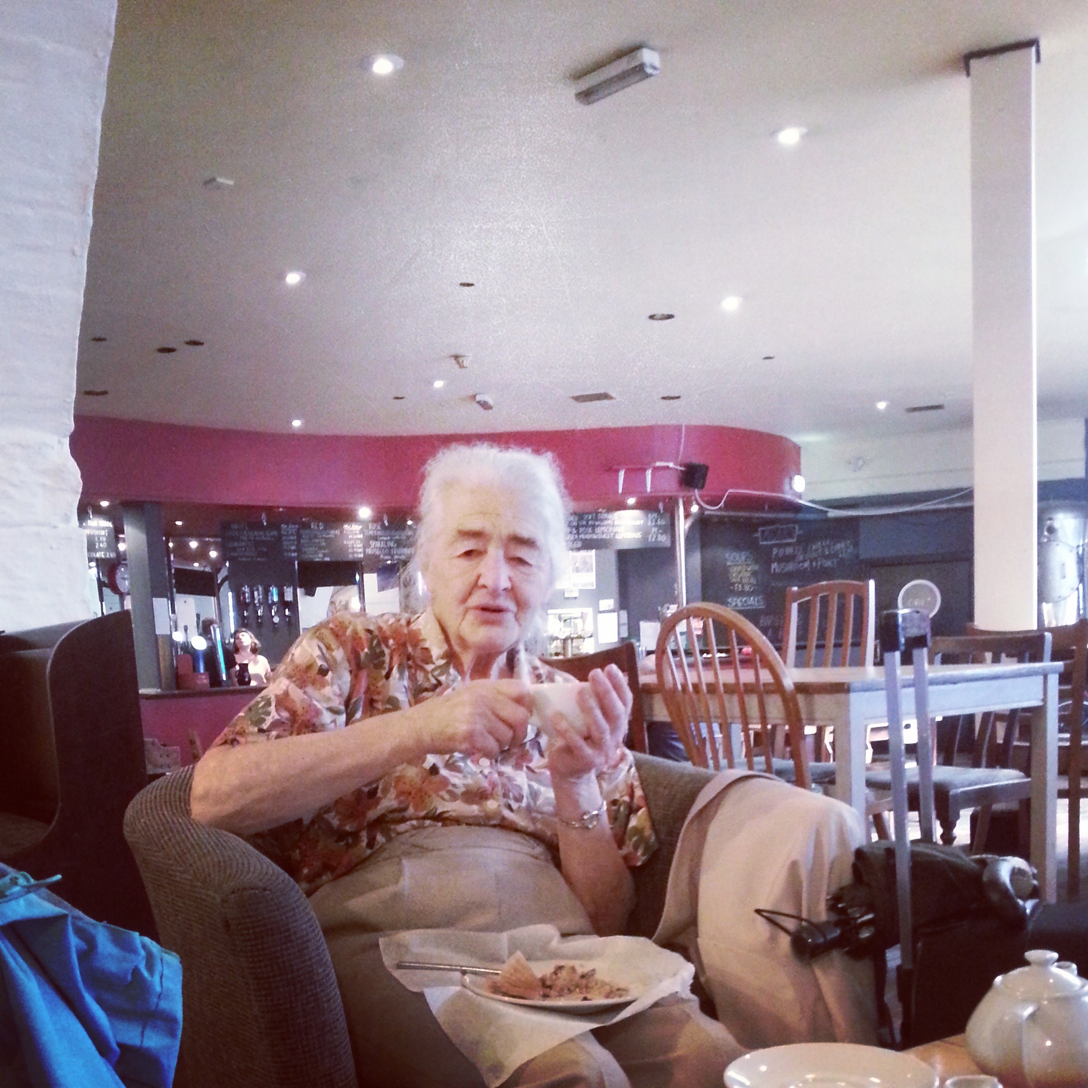 Coffee with my lovely Grandma at Mono.
