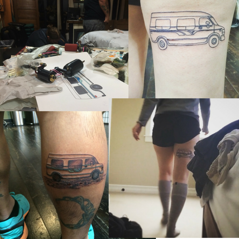 Van travel tattoos