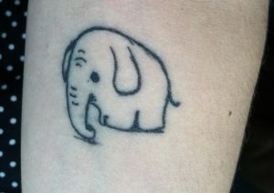 herbivore clothing co elephant tattoo