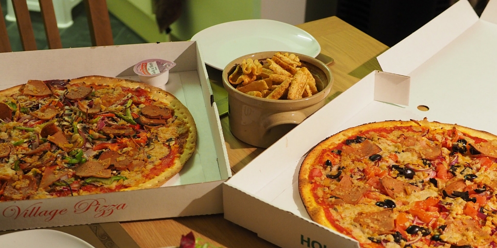 Vegan pizza delivery London